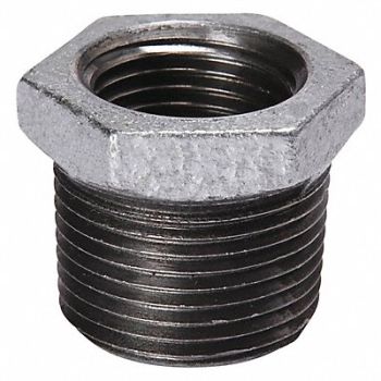 GRAINGER APPROVED Hex Bushing Malleable Iron 2 x 3/4 in, 5P894