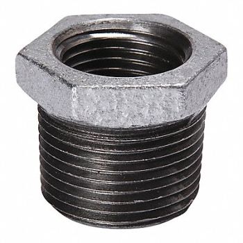 GRAINGER APPROVED Hex Bushing Malleable Iron 3 x 2 in, 2WJ83