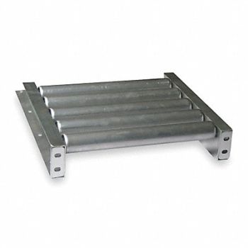 ASHLAND CONVEYOR Roller Conveyor 10 ft L 10 BF Aluminum, 2WJX4