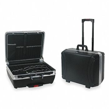 WESTWARD Rolling Tool Case 77 lb Load Cap. ABS, 2WLK1
