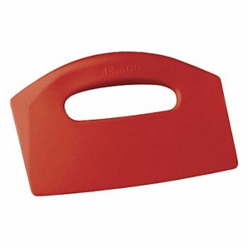 REMCO F8460 Bench Scraper Poly Red 8 1/2 x 5 In, 2WMG3