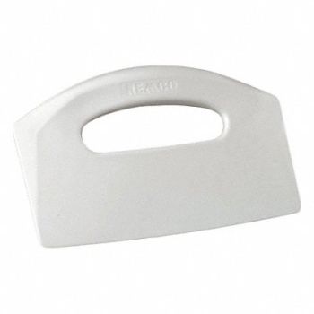 REMCO F8460 Bench Scraper Poly White 8 1/2 x 5 In, 2WMG4