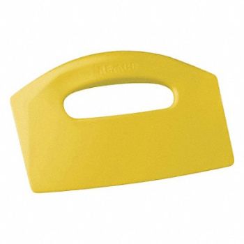 REMCO F8460 Bench Scraper Poly Yellow 8 1/2 x 5 In, 2WMG5
