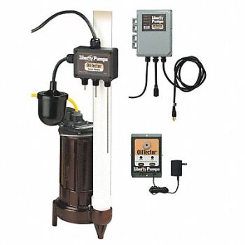 LIBERTY PUMPS Elevator Sump Pump 1/3 HP Tether Float, 2WML9