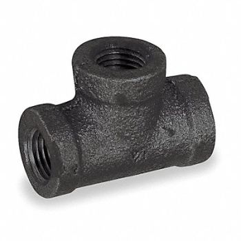 GRAINGER APPROVED 2-Way Tee 2 1/2 x 2 1/2 x 3/4 in FNPT, 2WU51