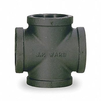 GRAINGER APPROVED Cross Malleable Iron 2 1/2 in FNPT, 2WU56