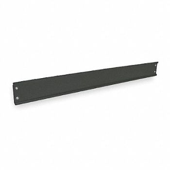 PRO-LINE Bin Rail 72 W x 1/1/2002 D x 5 H Black, 2WXT4