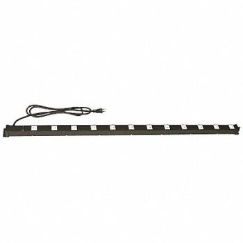 PRO-LINE Power Strip 49W x 1-1/2D x 1-1/2 H Black, 2WXT7
