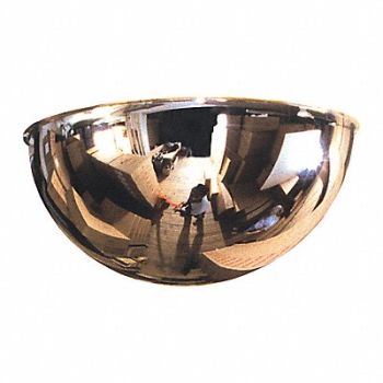 GRAINGER APPROVED Full Dome Mirror 36 in Scratch Resistant, 3LZJ8