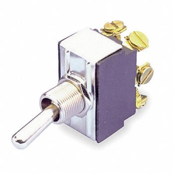 CARLING TECHNOLOGIES Toggle Switch DPDT 10A @ 250V Screw, 2X468