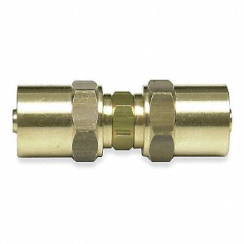 SPEEDAIRE Barbed Hose Mender Brass 1/4 ID Male, 2X770