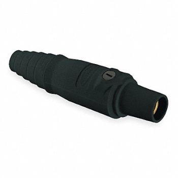 HUBBELL Connector Double Set Blk 300AC/DC Female, 2XB25