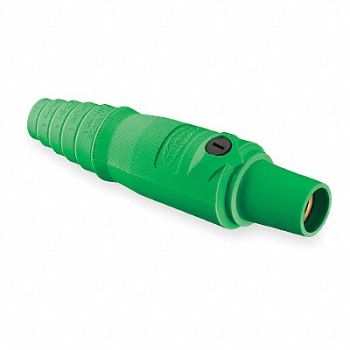 HUBBELL Connector Double Set Grn 300AC/DC Female, 2XB27