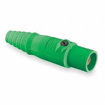 HUBBELL Connector Double Set Grn Male Taper Nose, 2XB32
