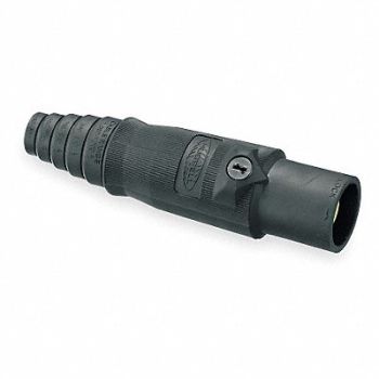 HUBBELL Connector Double Set Screw Blk Male, 2XB40