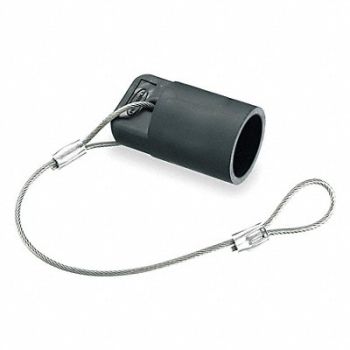 HUBBELL Cap Black 300/400A Female Single Pole, 2XB45