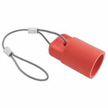 HUBBELL Cap Red 300/400A Female Single Pole, 2XB48