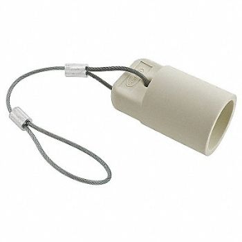 HUBBELL Cap White 300/400A Female Single Pole, 2XB49