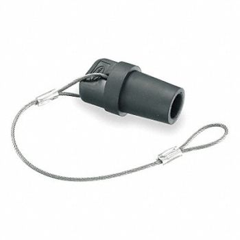 HUBBELL Cap Black 300/400 Amp Male Single Pole, 2XB60