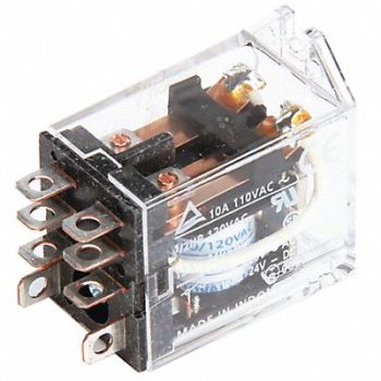 OMRON H8010 Flange Relay 120VAC 8 Pins 10A @ 120V AC, 2XC02
