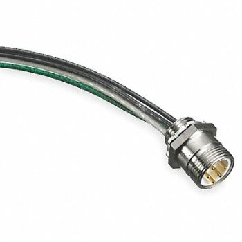 HUBBELL Receptacle Blk Grn Ylw Male 30 A, 2XE20