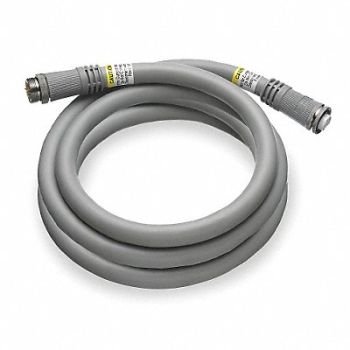 HUBBELL DblEnd Cabl Gray Male x Female 30 A, 2XE22