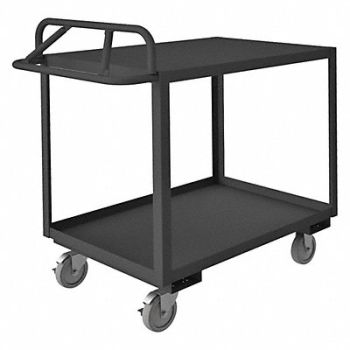 GRAINGER APPROVED Utility Cart 1 200 lb Steel, 2XJT2