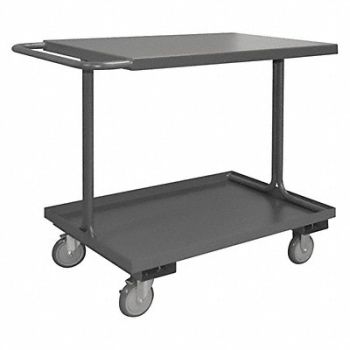 GRAINGER APPROVED Metal Shelf Cart 1 200 lb Steel, 2XJW3