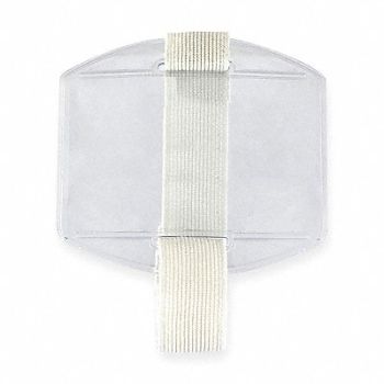 GRAINGER APPROVED Arm Band Badge Holder PK5, 2XKF8