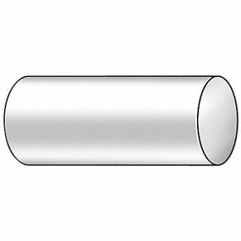 GRAINGER APPROVED PlasticRod Polycarbonat 1 Dia 8ftL Clear, 482U09