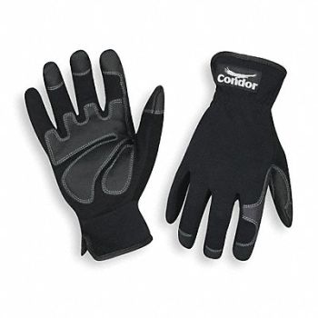 CONDOR Mechanics Gloves Spandex Full Black S PR, 2XRR8
