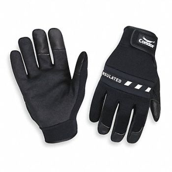 CONDOR Cold Protection Gloves S Black PR, 2XRT9