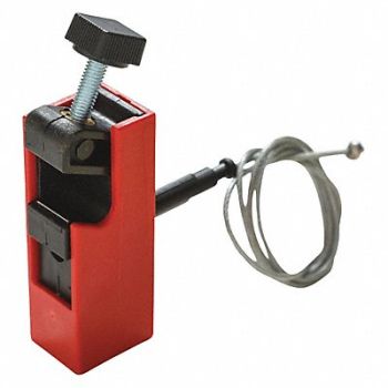 BRADY Breaker Lockout Clamp On Nylon 2Ft Cable, 2XU97