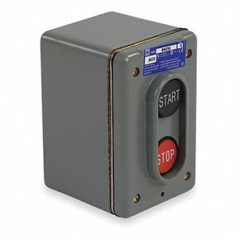 SQUARE D Push Buttn Cntrol Station 2NO Start/Stop, 2XVH2
