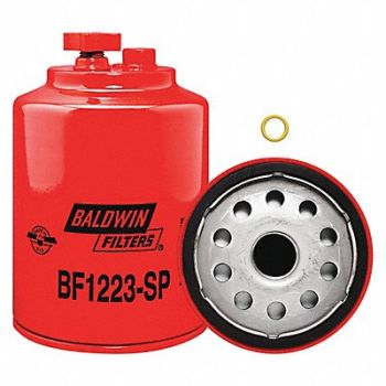 BALDWIN FILTERS Fuel Filter 6-25/32 x 4-1/4 x 6-25/32 In, 2XVZ9