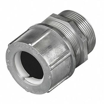 HUBBELL WIRING DEVICE-KELLEMS Connector Aluminum, 5D777