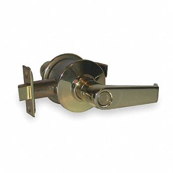 SCHLAGE Levon Lever Privacy Lock Bright Brass, 36Z007