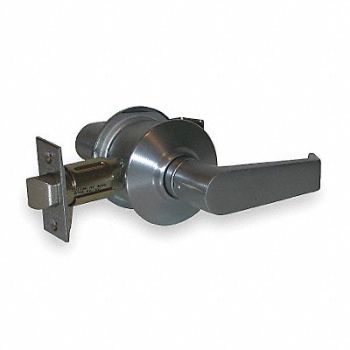SCHLAGE Levon Lever Passage Lock Satin Chrome, 36Y993