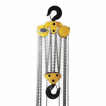 OZ LIFTING PRODUCTS Manual Chain Hoist 40000 lb Lift 20 ft., 2YCA1