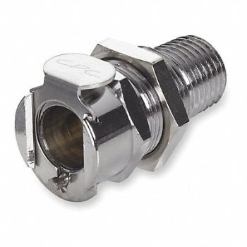 COLDER Panel Mount Coupler Chrome Plated Brass, 2YCW1