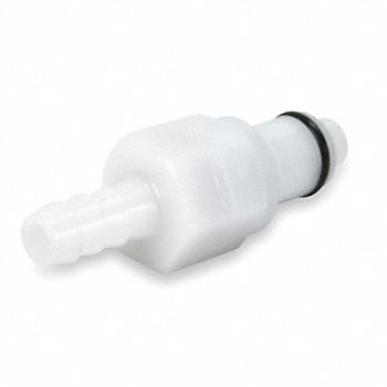 COLDER Inline Insert Acetal Shut-Off Barbed, 2YDE8