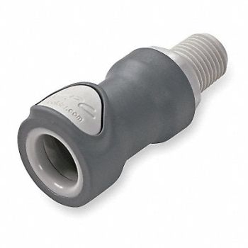 COLDER Inline Coupler Polypropylne/ABS Shut-Off, 2YDP2