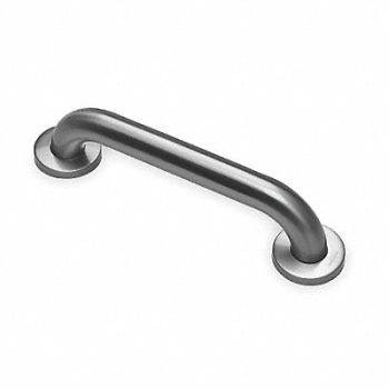 ENCORE Grab Bar SS Satin 18 in L, 2YDU7