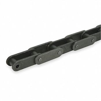 DAYTON Roller Chain 10ft Roller Chain Steel, 2YDY1