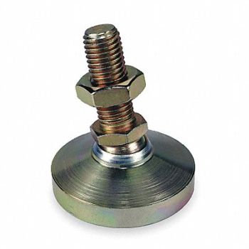 TE-CO Leveling Pad Fixed Stud 3/4-10 3 in Base, 2YHD2