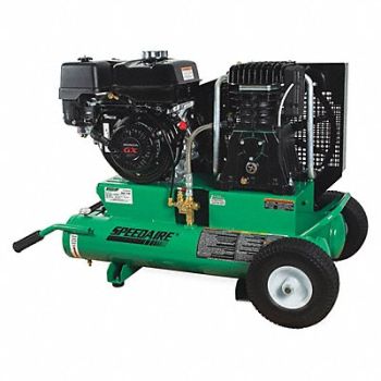 SPEEDAIRE Portable Gas Air Compressor 2 Stage 9 hp, 2YJ61