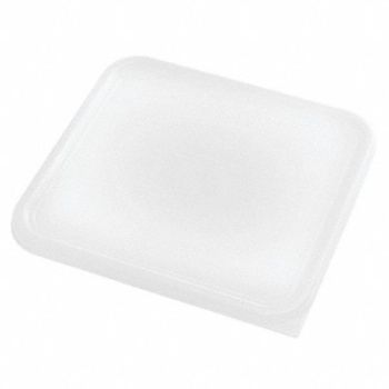 RUBBERMAID COMMERCIAL PRODUCTS Square Storage Container Lid White, 2YJ95