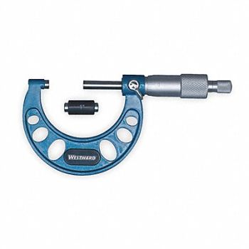 WESTWARD Outside Micrometer 2 In Vernier Scale, 2YNA8