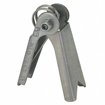 DAYTON Two-Way Spring Latch 304 SS Natural, 2YPK2