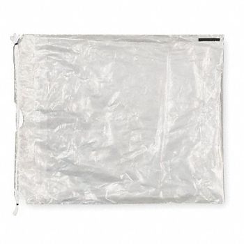 GRAINGER APPROVED Reclosable Poly Bag Drawstring PK500, 2YV20